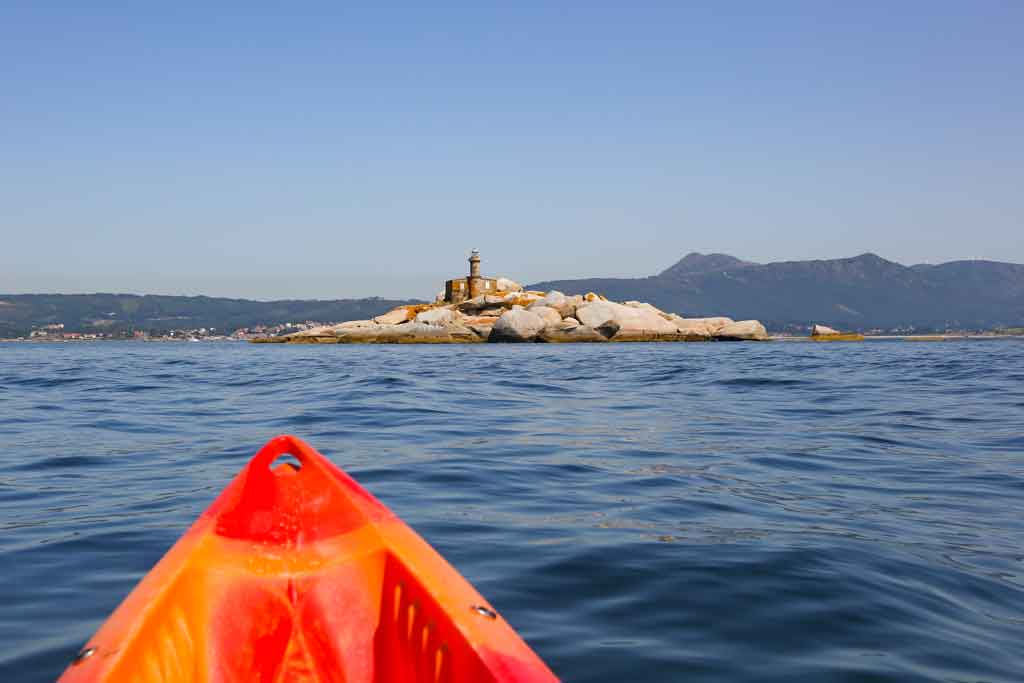 la isla de rua en kayak